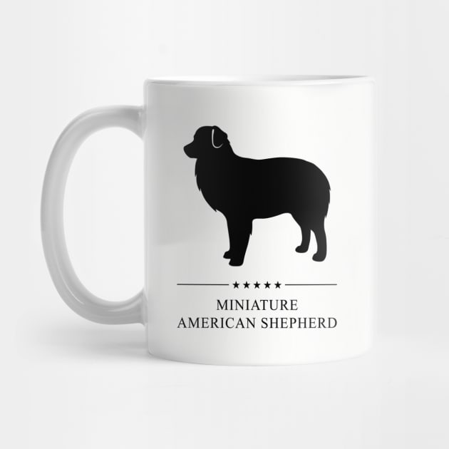 Miniature American Shepherd Black Silhouette by millersye